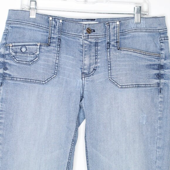 White House Black Market Patch Pocket Jean Capris - Picture 2 of 12